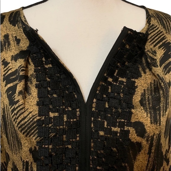 ❤️DANA Buchman Asian Inspired Blouse - NWT, XL - Picture 3 of 7